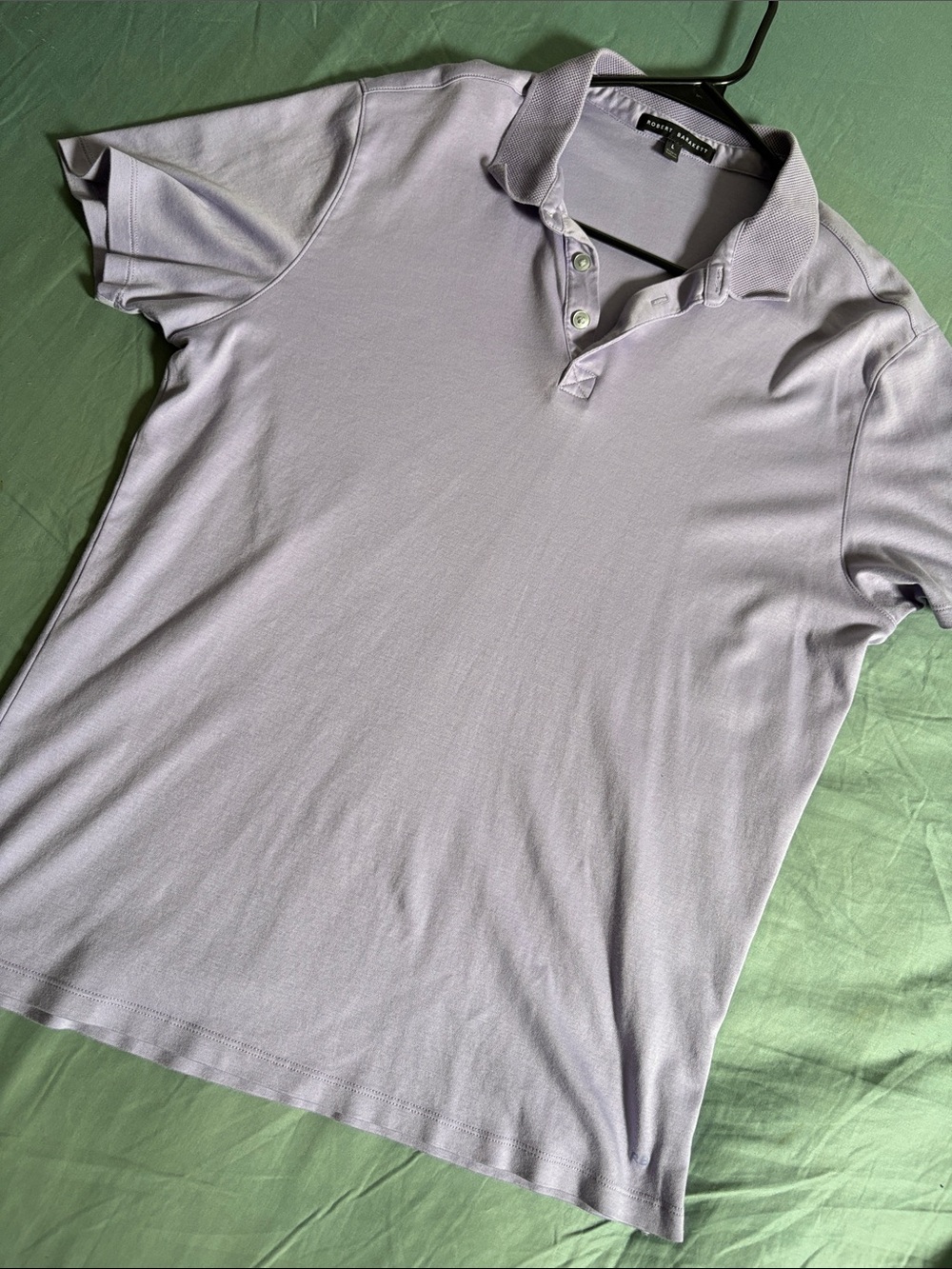 Robert Barakett Men's Light Lavender Polo